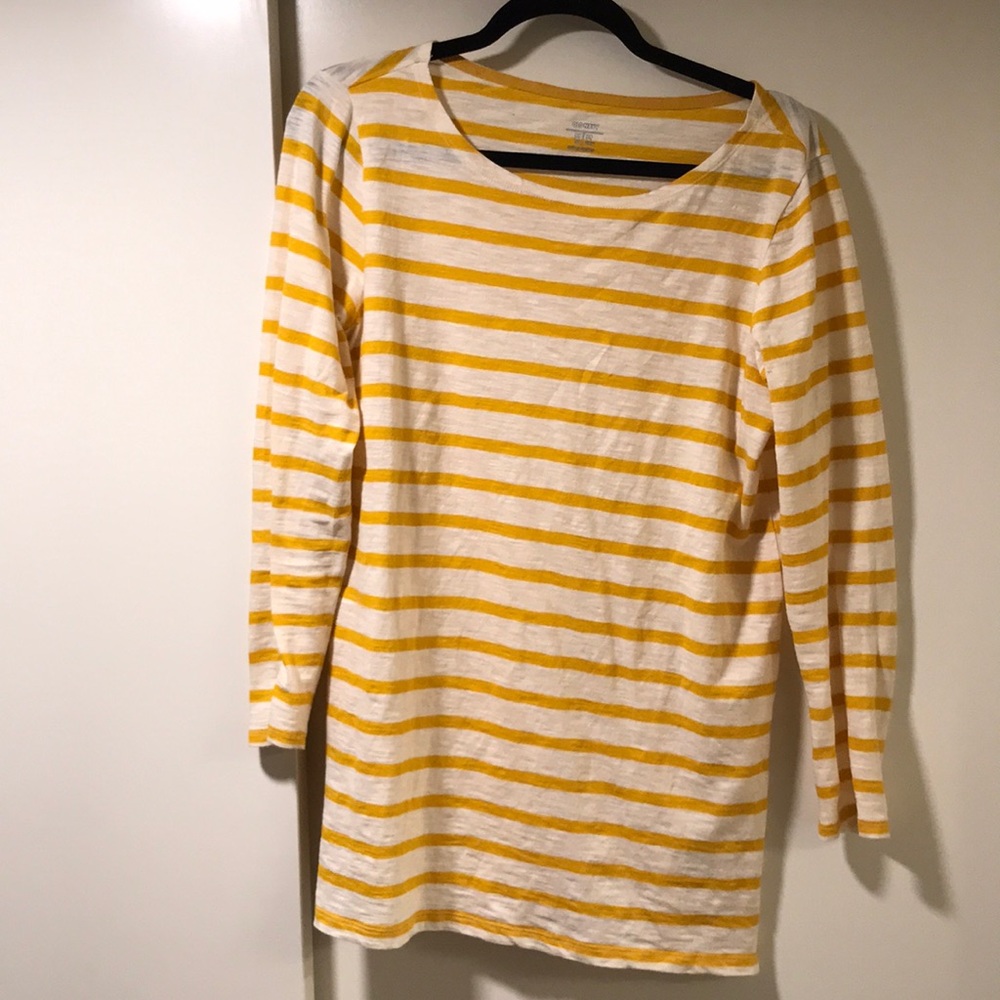 Old Navy Stripe Boatneck Top